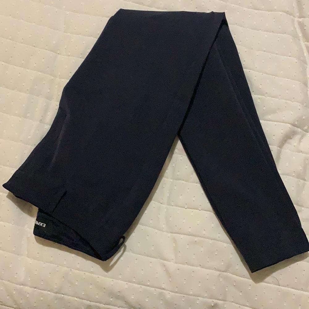 Navy Stretch Trousers